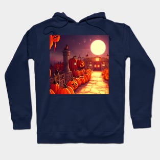 Route to Pumpkin Patches Horror House Hoodie